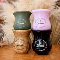 Kit Cuia de Chimarrão Personalizado a Laser com Nome Frase Logo