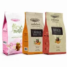 Erva Mate Chimarrão Schneider 500g Escolha Sabores Variados Chimarrão com Pedaços da Fruta