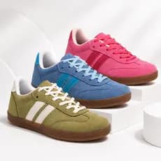 Tênis Feminino Casual Leve Confortável Sola Antiderrapante Macio Dia a Dia Retrô Promoção