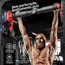 Barra de Porta Ajustável para Exercícios – Barra de Pull Up Sem Furo 70–100cm 96–145cm 112–170cm