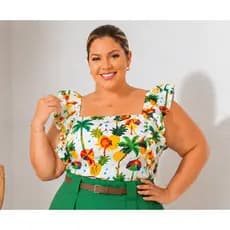 Blusa Plus Size Feminina, Blusa Crepe Seda, Blusa Tamanho 50, Moda Plus Size Feminina, Blusa Elegante Plus Size, Blusa c
