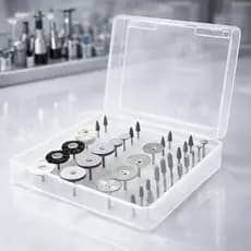 35 Peças Kit De Polimentos De Laboratório 2.35mm Para Moagem Cerâmica Porcelana Escova Kit 35 235mm