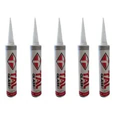 Kit 5 Cola Adesivo Parabrisa Vidros Pu55 Tubo Talglass 430g
