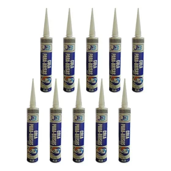 Kit 10 Tubo Cola Adesivo Parabrisa E Vidros Pu55 Jb