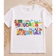 Camiseta Pedagogia Educação Infantil Feminina Professora Educadora Algodão Unissex