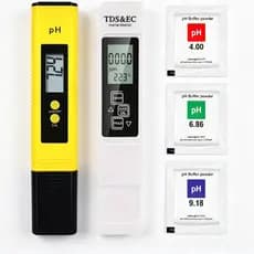 Medidor de Ec Tds Temperatura Condutivimetro+Medidor de Ph Digital PhMetro Calibração Automática