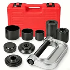 Kit Extrator de Junta Esférica Tipo C 10 Peças para Braço de Controle com Maleta