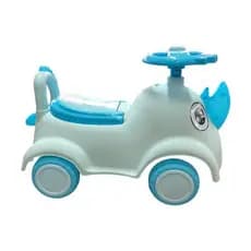 Andador Bebe Infantil Rinoceronte Azul Primeira Caminhada Seguro Confortavel Divertido