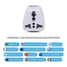 Adaptador de Tomada Universal Smart Tech – Não deixe de ligar seus produtos.