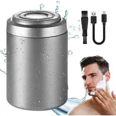 Barbeador Elétrico Portátil Multifuncional, Novos Mini Barbeadores 2025 para Homens, Barbeador Elétrico de Bolso para Ho