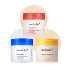 [medicube] Conjunto de Discos Tonificantes Mix & Matchㅣ Cuidado Pós-Uso para Poros, Iluminação e Pele Clara e Radiante c