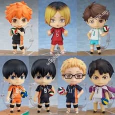 Nendoroid Haikyuu ! Kinata Shoyo 461 Kageyama Tobio 489 1411 Face Change Articulado Anime Action Figure Bonecos Mudança
