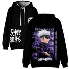 Blusa de Moletom Adulto e Infantil Gojo Satoru Anime