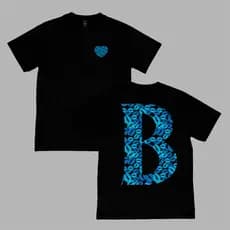Camiseta Preto Beijos 100% Algodão Premium Presente Criativo para Namorado Namorada