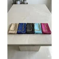 Lenço Acetinado Premium Elegante Charmoso Luxo Tendência Laço Estampado Cabelo Bolsa