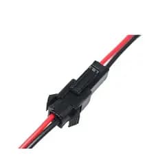 Conector Click Engate Rápido Jst 2 Pinos Macho/fêmea Com Fio 10cm (KIT-10)