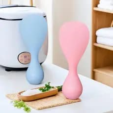 Colher para servir arroz, resistente a altas temperaturas, de qualidade alimentar, para uso doméstico na cozinha, fácil