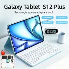 Combo with Keyboard and Mouse Hancdon  S12 Plus-12.8"inch 16GB+512GB Android 16 12800mAh Ideal for Studies and Games 5G