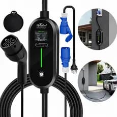 Carregador Carro Elétrico Portátil 7kw 32a Tipo 2 110-220v Alta qualidade