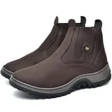 Bota Botina Coturno Masculino Texana Calce Facil Rodeio 33 ao 40
