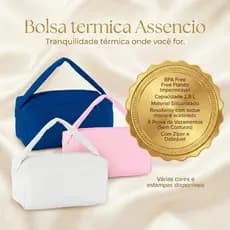 Bolsa Térmica Impermeável Multiuso Prática Lancheira Marmita Acessórios, academias, com zíper
