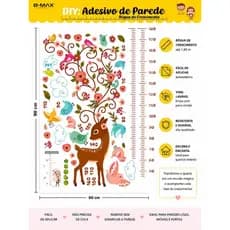 Adesivo de Parede Régua de Crescimento Infantil – Decoração e Recordação Especial