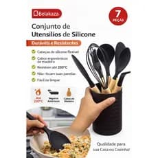 CONJUNTO DE UTENSÍLIOS DE SILICONE COM 7 PEÇAS - BELAKAZA
