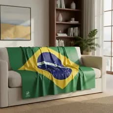Bandeira Gigante E Leve Brasil - 1,60 X 0,90 - Poliester