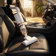 Aspirador Portátil De Pó Sem Fio 2 Em 1 Aspirador Vertical Bivolt Filtro Lavável Para Estofados Sofás E Carros
