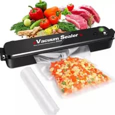 Máquina Seladora de Alimentos A Vácuo Proteção Contra Umidade Chás Ervas Bivolt