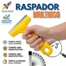 Raspador Multiuso Laminas Extras e Removiveis Para Limpeza