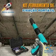 Pistola Finca Pino Profissional Fixação Concreto Madeira Drywall Resistente