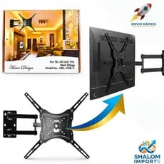 Suporte TV Articulado Universal 10-55 Polegadas Aço Reforçado Slim Fixo Parede Compatível LED LCD Promoção