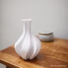 Vaso Decorativo Espiral Moderno Luxo Minimalista Elegante Premium Mesa Sala Escritório 18cm