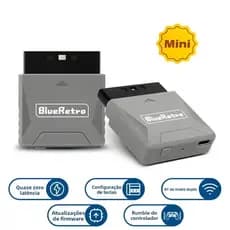 Adaptador Receptor Mini Blueretro Wireless RetroScaler Para Controle PS1 PS2 Azul
