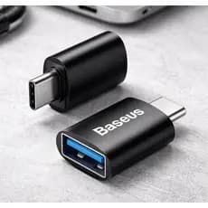 Adaptador Usb C Para Usb Baseus Otg Entrada Tipo C Usb Fêmea