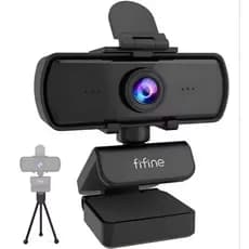 Webcam Fifine K420 2k 1440p C/ Tripe E Microfone Embutido
