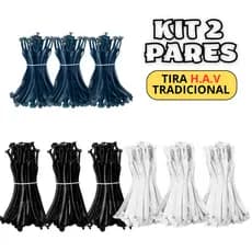 Kit 2 Pares Correia Para Chinelo Tira Cabresto Tradicional Várias Cores Larga Confortável e Macia
