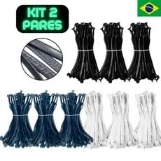 Kit 2 Pares Correia para Chinelo Tradicional Tira Larga e Flexível - Várias Cores Masculino e Feminino