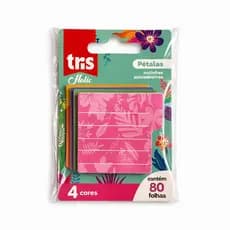 Nota Autoadesiva Holic Pétalas TRIS | Nota Autoadesiva Colorida Marcador de Página Planner