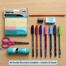 Kit Material Escolar Completo TRS – Tudo que você precisa em um só kit!