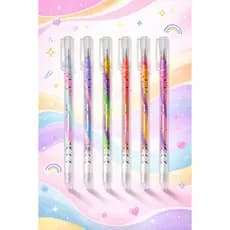 Caneta Gel TRIS Rainbow 1.0 – Escrita Macia, Cores Vibrantes, Ideal para Estudar e Decorar