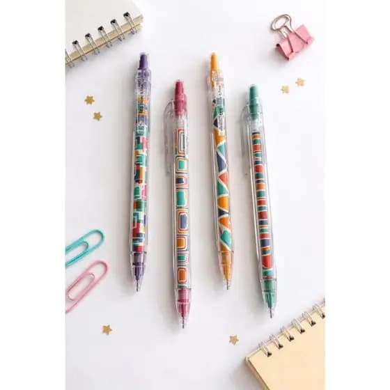 Lapiseira TRIS Happy 0.7mm – Escrita Precisa, Confortável, Ideal para Escola e Escritório