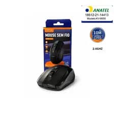 Mouse Sem Fio 2.4GHZ Ergonômico 10m de Distância de Conexão Notebook PC Modelo M20100