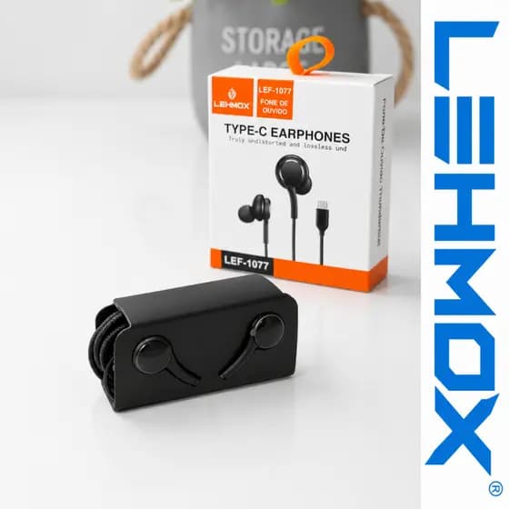 Fone de Ouvido Tipo C com Microfone Som Limpo Estereo para Celular Alta Qualidade LEF-1077