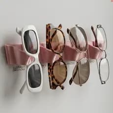 Suporte Porta Oculos Parede Ondas Sem furos 3m Minimalista