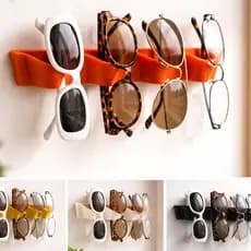 Suporte Porta Oculos Parede Ondas Sem furos 3m Minimalista