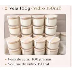 5 - 10 Velas aromática 100g - SEM ADESIVO - ATACADO
