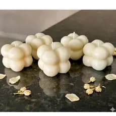 5 Velas Mini Bubble Decorativas Aromáticas Lembrancinha Festa Casamento Aniversário Mesa Premium Alta Durabilidade