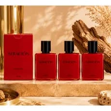 Kit 3 Perfumes Masculinos 100ml Fragrância Amadeirada Marcante Sofisticada